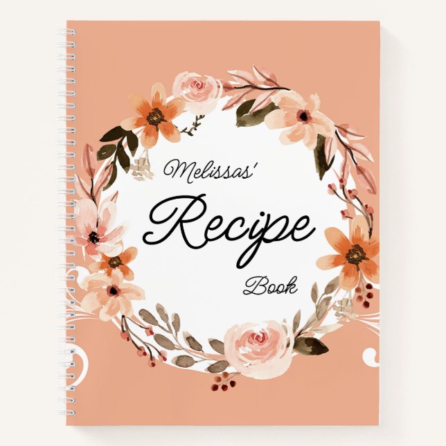 Personalized Recipe Notebook (Front)
