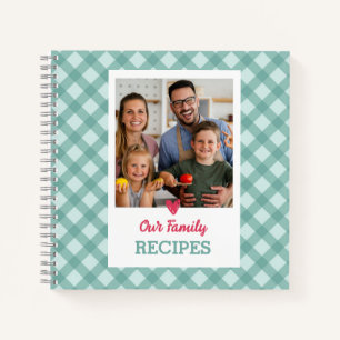 Personalized Recipe Notebook (Add Photo)