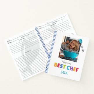 Personalized Recipe Notebook (Add Your Photo)