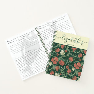 Personalized Recipe Spiral Notebook