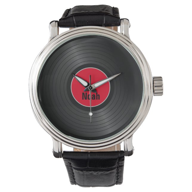 Personalized Record  Watch (Front)