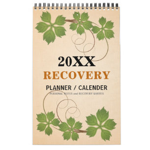 PERSONALIZED Recovery Quote Progress Gift Planner Calendar