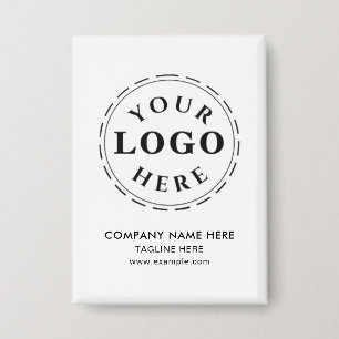 Personalized Rectangular Button – Add Your Text