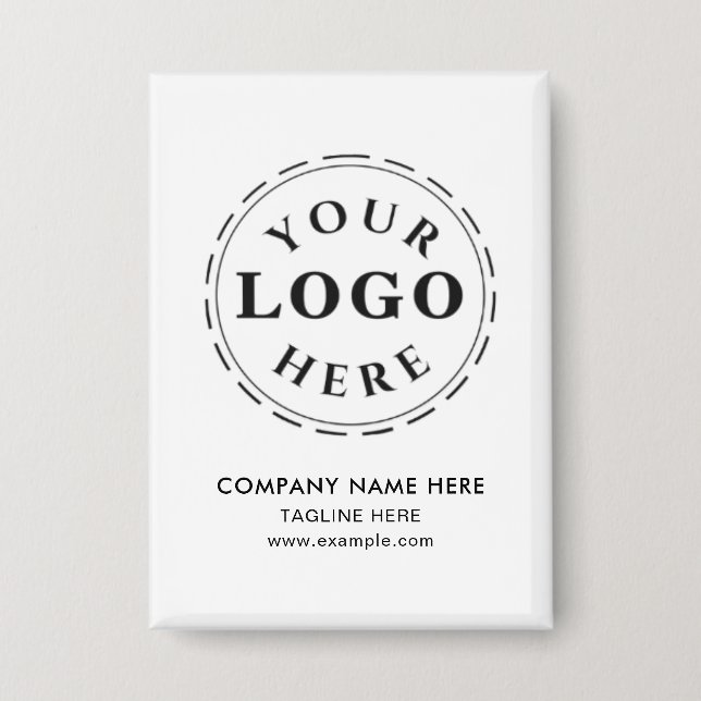 Personalized Rectangular Button – Add Your Text (Front)