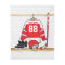 Personalized Red and White Ice Hockey Jersey