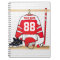 Personalized Red and White Ice Hockey Jersey