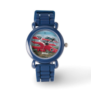 Personalized "Red Baron" Triplane Watch
