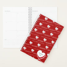 Personalized Red CHD Heart Care Planner