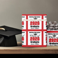 Personalized Red Class of 2026 Graduation
