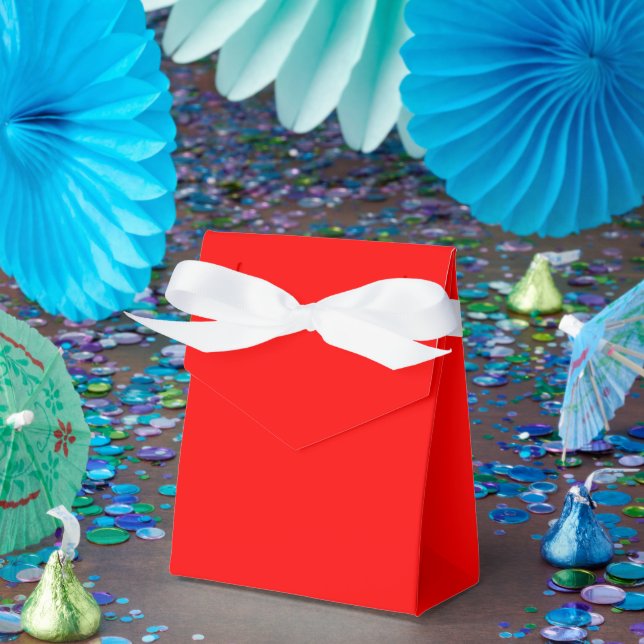 Personalized Red Favour Boxes – Tent 3x1.5x3.25 (Party)