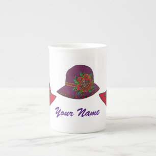 Personalized Red Hat Mug