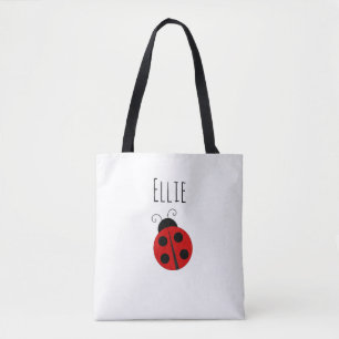 Personalized Red Ladybug Bag