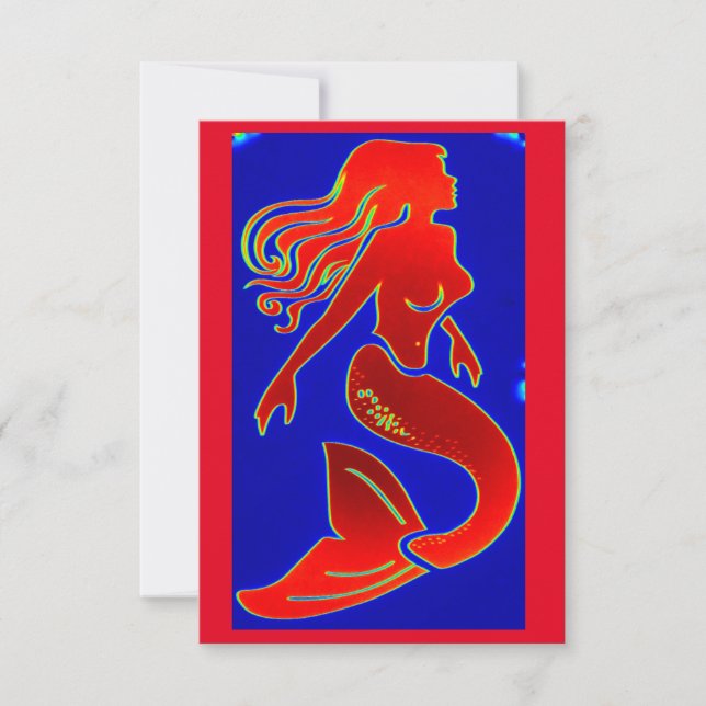 personalized red mermaid (Front)