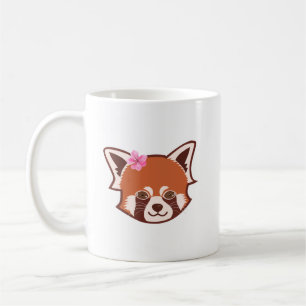Personalized Red Panda Monogram Mug