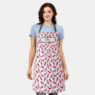 Personalized Red Pepper Apron