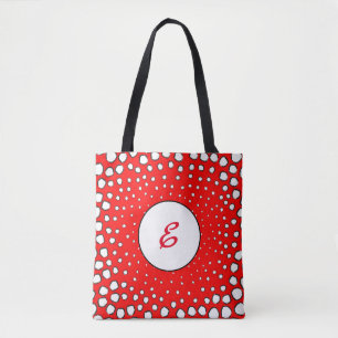 personalized red pheasant bird inspired tote bag