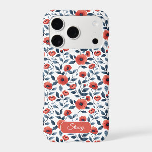 Personalized Red Poppy Wildflower
