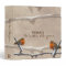 Personalized Red Robin Bird Winter Recipe Binder