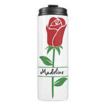 Personalized Red Rose