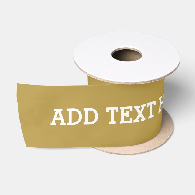 Personalized Red Satin Ribbon–Add Your Custom Text Ribbon (Spool)