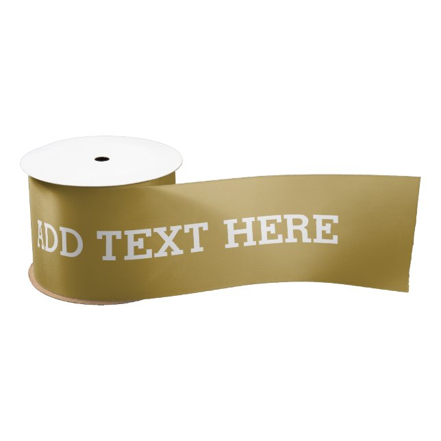 Personalized Red Satin Ribbon–Add Your Custom Text Satin Ribbon (Spool)
