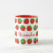 Personalized Red Strawberry Mugs with Name