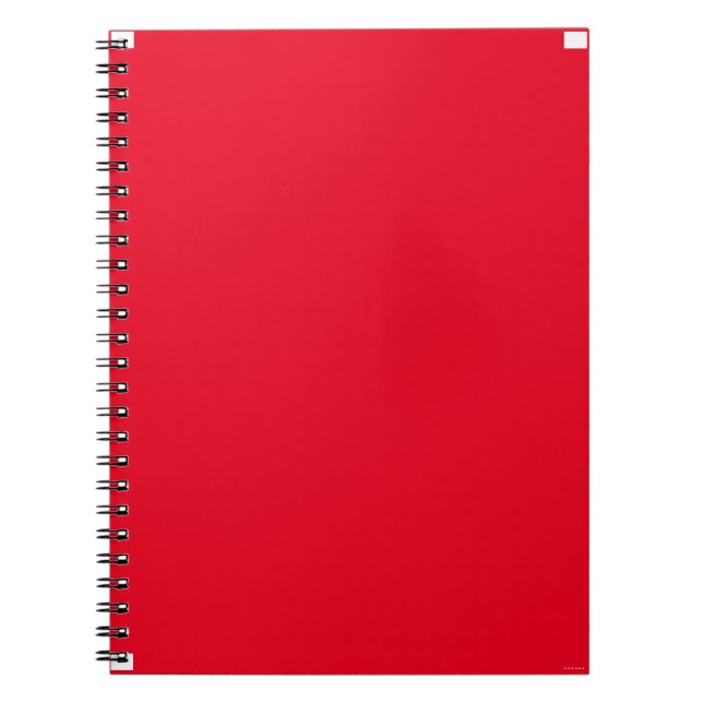 Personalized Red Success Notebook (Front)