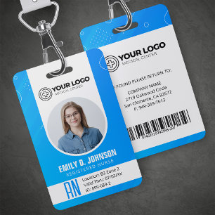 Personalized Registered Nurse RN Photo Badge
