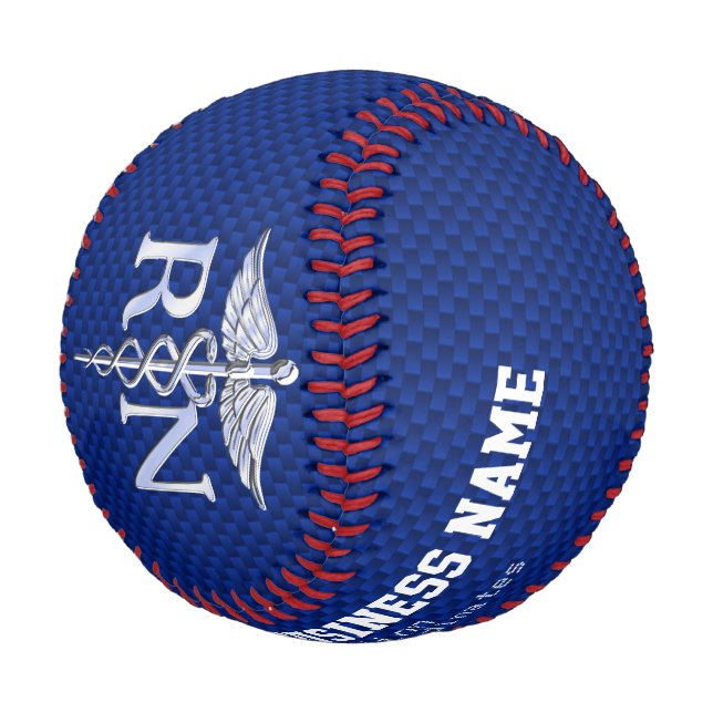 Personalized Registered Nurse Your Text Event Ball (Angled)