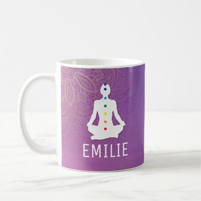 Personalized Reiki Coffee Cup (Left)