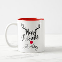 Personalized reindeer- merry christmas
