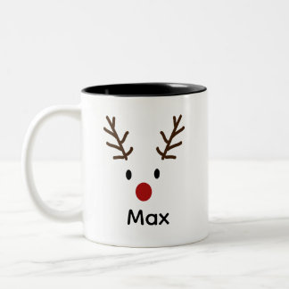 Personalized Reindeer Mug