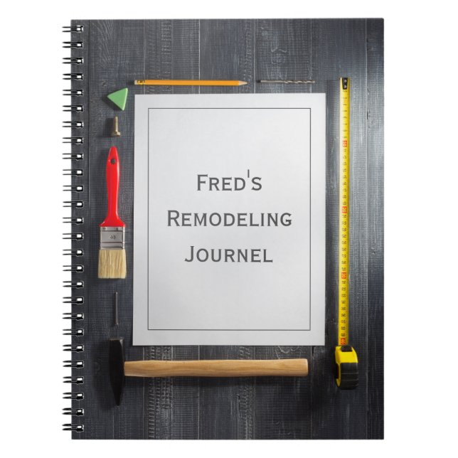 Personalized Remodeling Notebook (Front)
