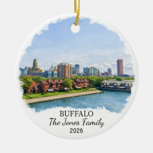 Personalized Reno Ornament, Custom Nevada State Ceramic Ornament