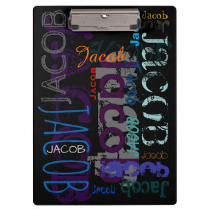 Personalized repeating name 5 letters Clipboard
