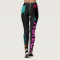 Personalized Repeating name 6 letters Leggings
