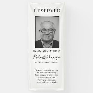 Personalized Reserved Seat Sign In Loving Memory