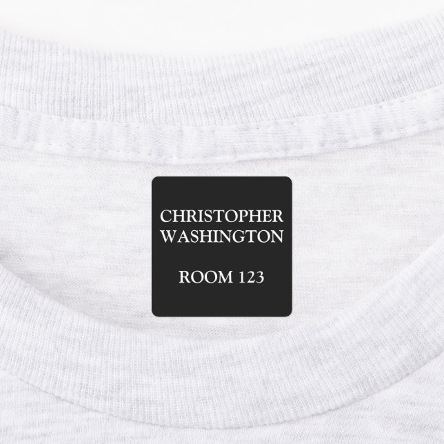 Personalized Residential Home Iron On Clothing (Affixed)