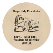 Personalized Respect My Boundaries Motivational 