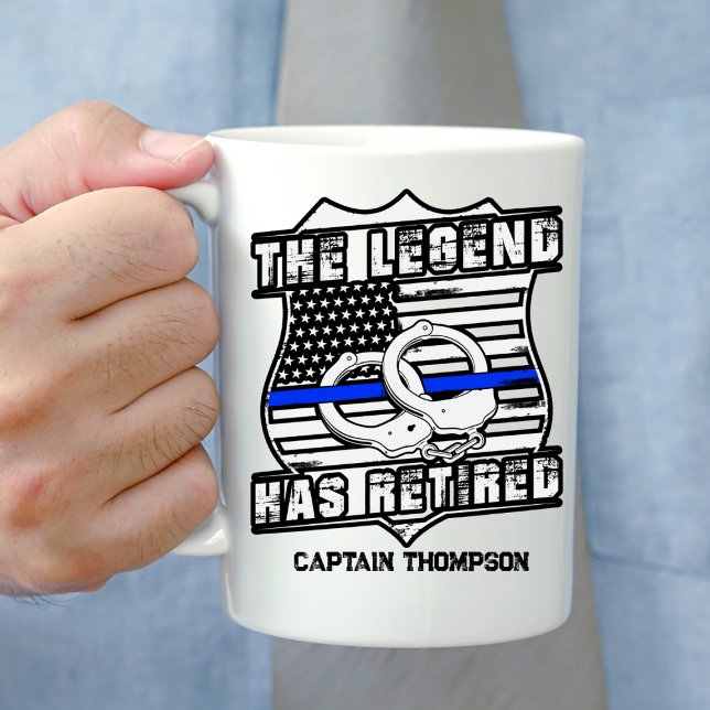 Personalized Retired Police Officer Coffee Mug (Creator Uploaded)