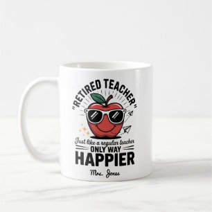 Personalized Retired Teacher Mug