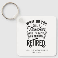 Personalized Retired Teacher School Principal