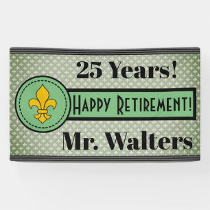Personalized Retirement Banner