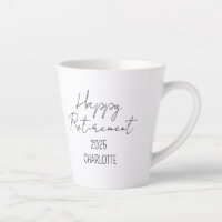 Personalized Retirement Coffee Mug, Happy Retireme
