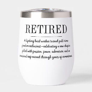 Personalized Retirement Funny Retired Definition