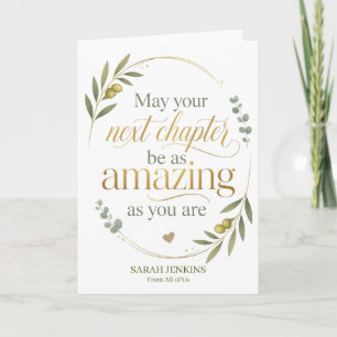 Personalized Retirement Gift for Coworker Card