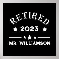 Personalized retirement gift idea