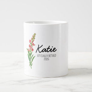 Personalized retirement gifts for women,retirement large coffee mug