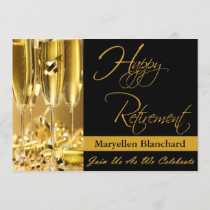 Personalized Retirement Party Invitation