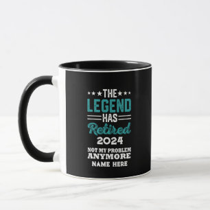 Personalized retirement The Legend has retired Mug
